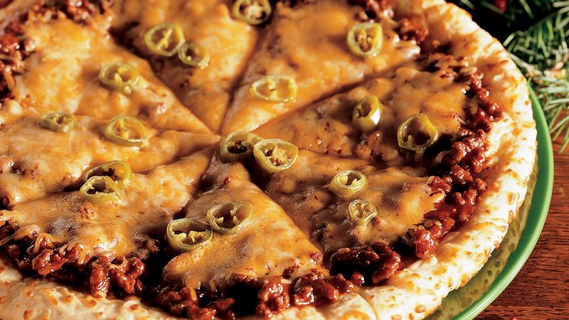 Spicy Barbecue Pizza