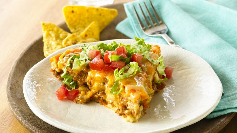 Impossibly Easy Turkey Taco Pie