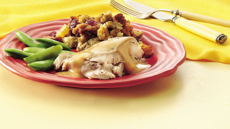 Turkey with Cranberry Stuffing