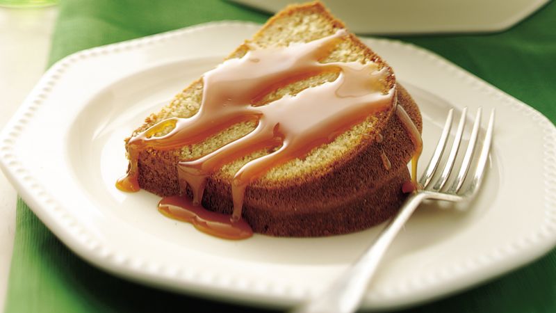 Brown Sugar Cake with Rum-Caramel Sauce