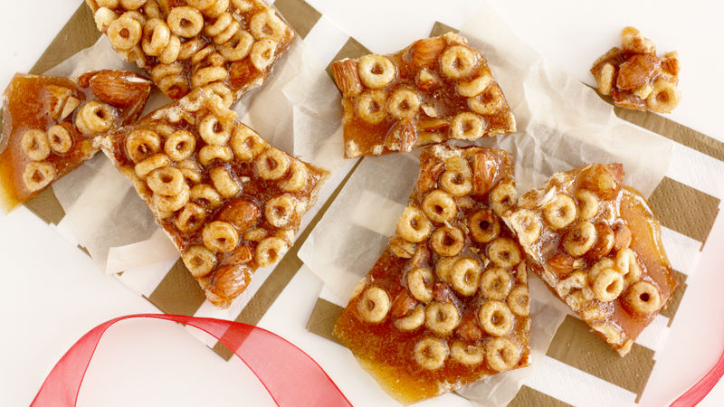 Honey Nut Cheerios Cinnamon Brittle Recipe Tablespoon Com