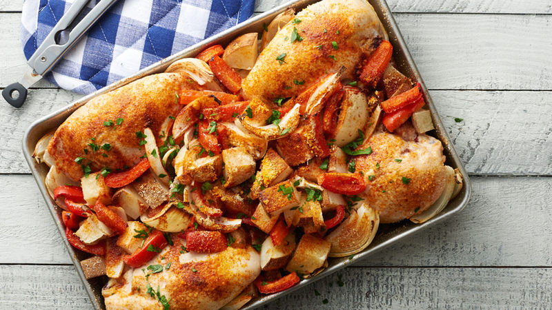 Chicken and potato recipes for two