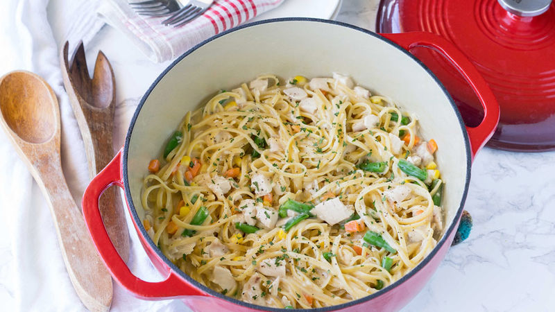Chicken Pot Pie Fettuccine
