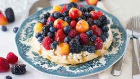 Best Vanilla Berry Waffles