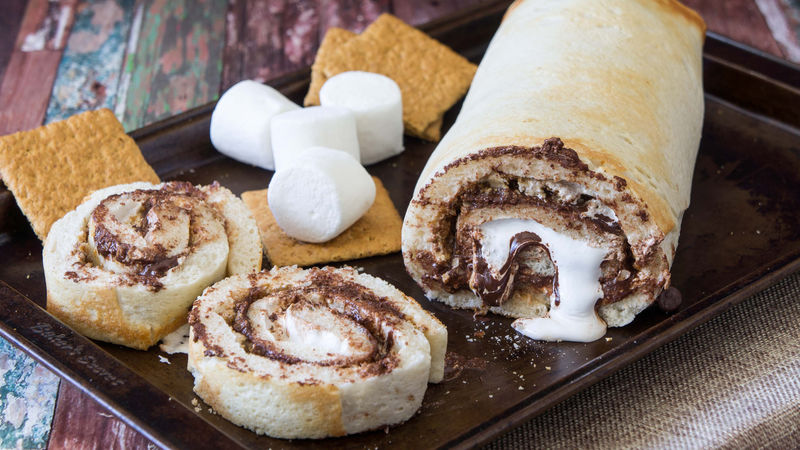 Rouleaux de pizza aux smores