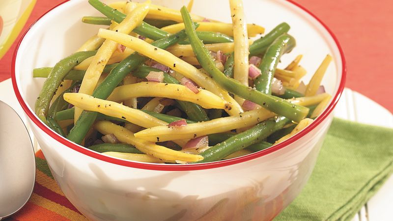Garden Bean and Onion Salad