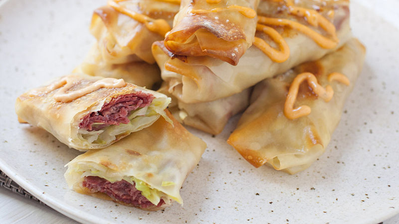 Featured image of post Recipe of Reuben Egg Rolls Frozen