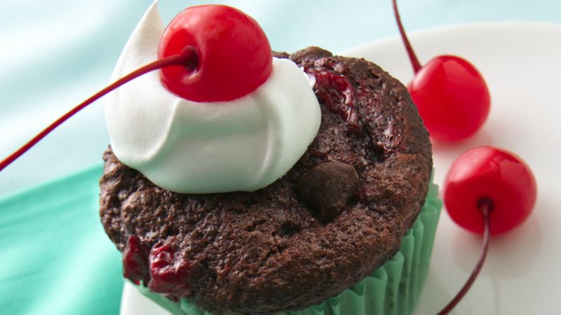 Black Forest Muffin Cakes Recipe Black Forest Muffin Cakes Recipe
