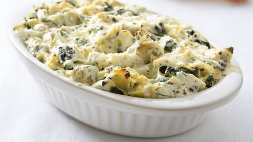 Skinny Spinach Dip with Artichokes_image