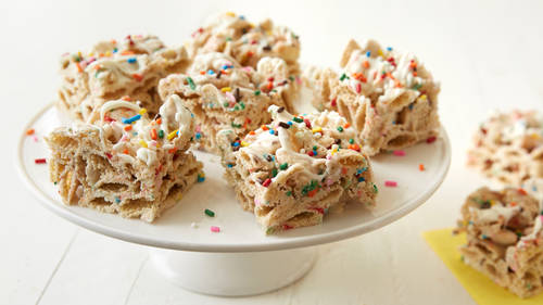 No-Bake Birthday Cake Bars image