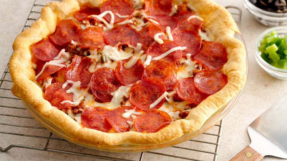 Easy Crescent Pizza Bake recipe from