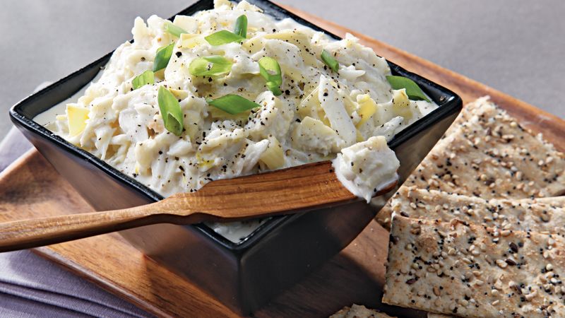 Slow-Cooker Warm Artichoke and Crab Dip