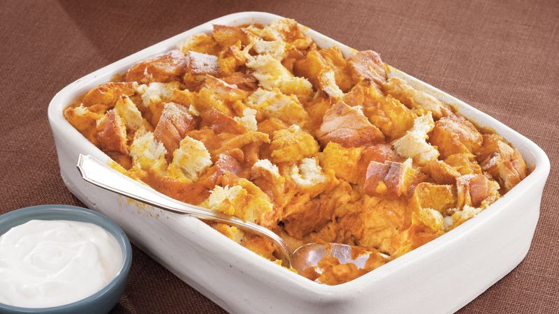 Pumpkin and Spice Bread Pudding