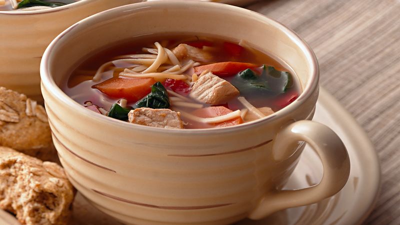 Asian Pork And Noodle Soup Recipe