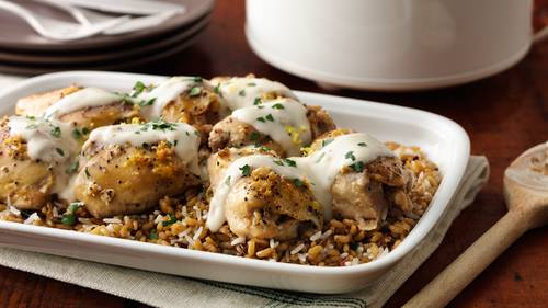 Slow-Cooker Lemon Garlic Chicken-image