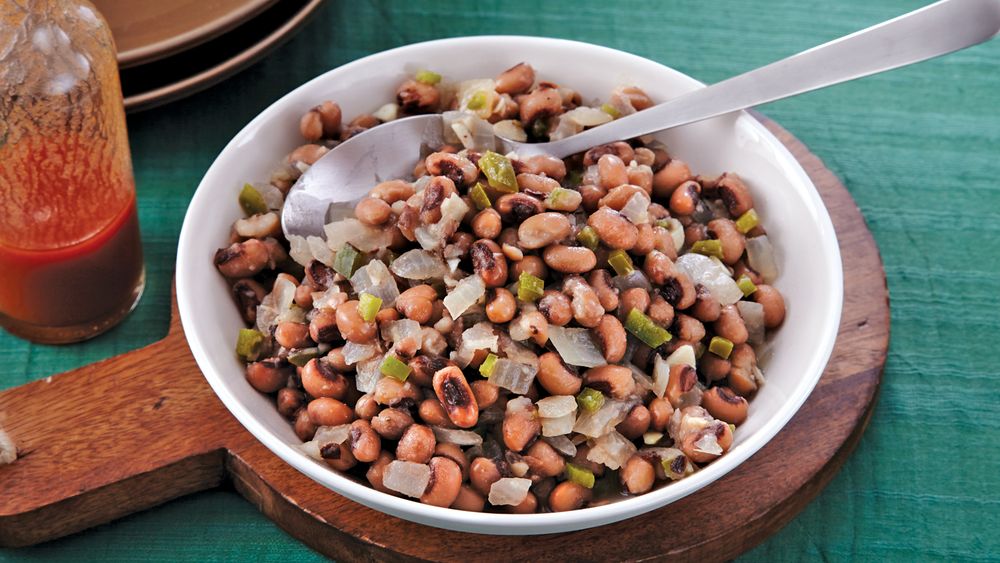 SlowCooker Spicy BlackEyed Peas recipe from