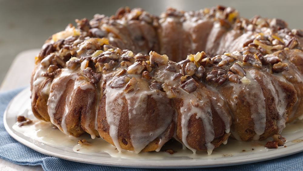 Cinnamon Roll Cranberry Orange Pull Apart Recipe