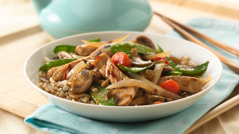 Asian Pork and Vegetable Stir-Fry recipe from Pillsbury.com