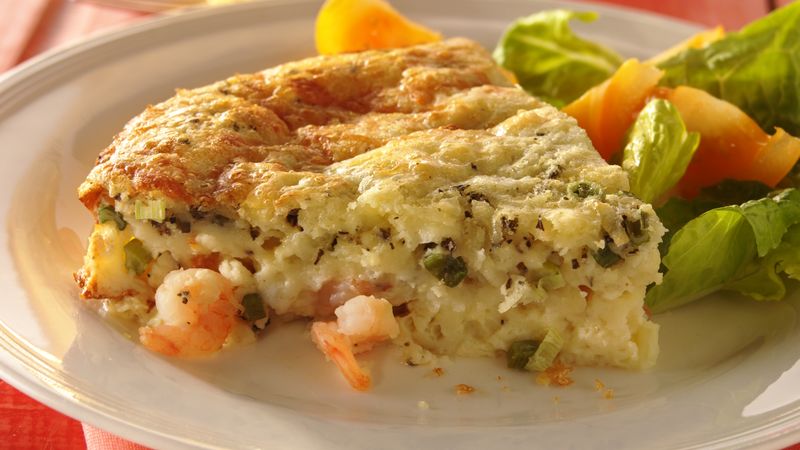 Impossibly Easy Shrimp Pie