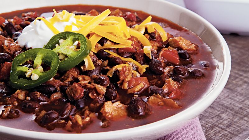 Vegetarian Black Bean Chili Recipe - BettyCrocker.com