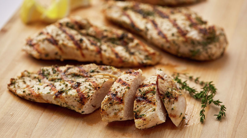 grilled chicken fillet