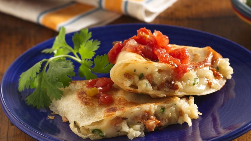 Potato and Chorizo Quesadillas
