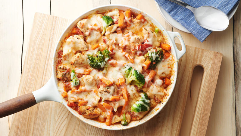 One Pot Chicken And Vegetable Skillet Recipe Pillsbury Com