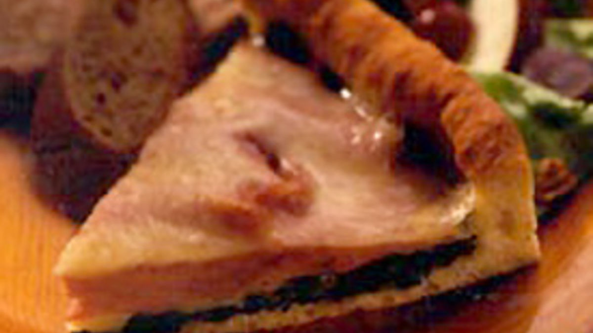 Rustic Ham and Spinach Pie
