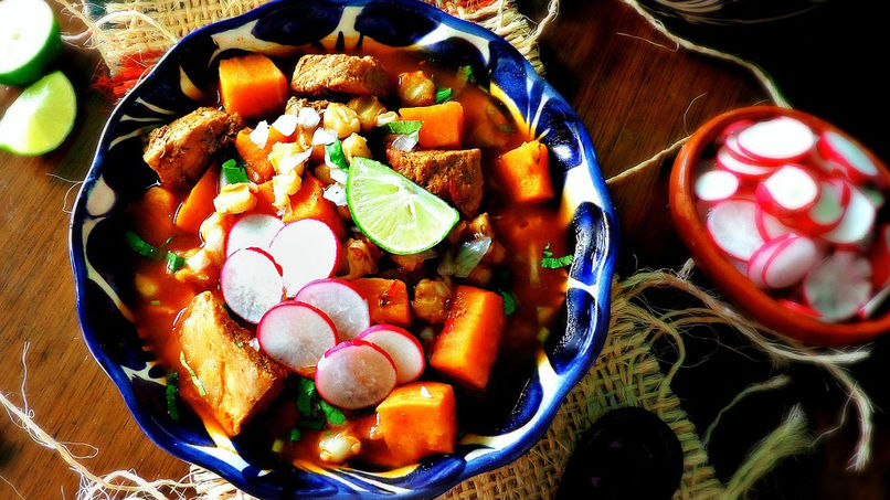 Pozole de Cerdo y Batata