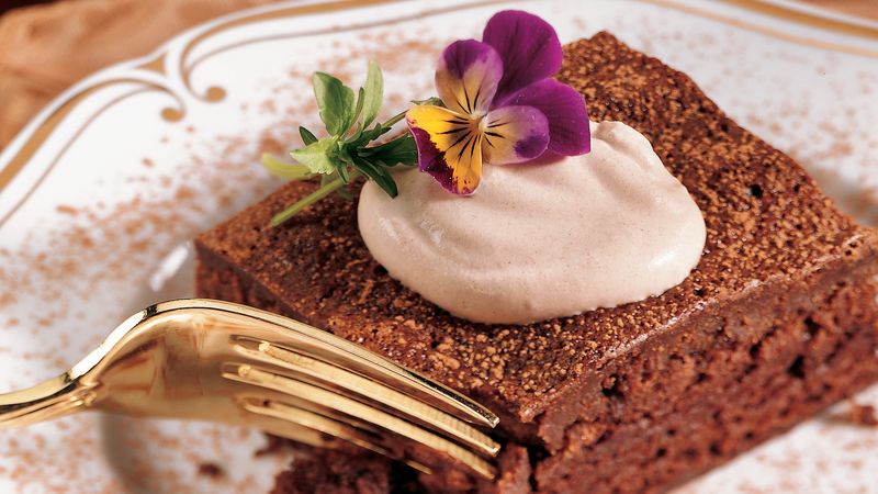 Chocolate Mousse Brownie Dessert 