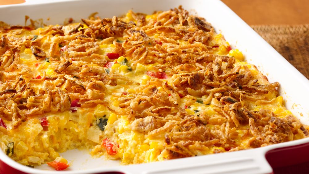 Cheesy Mexican Corn Bake recipe from
