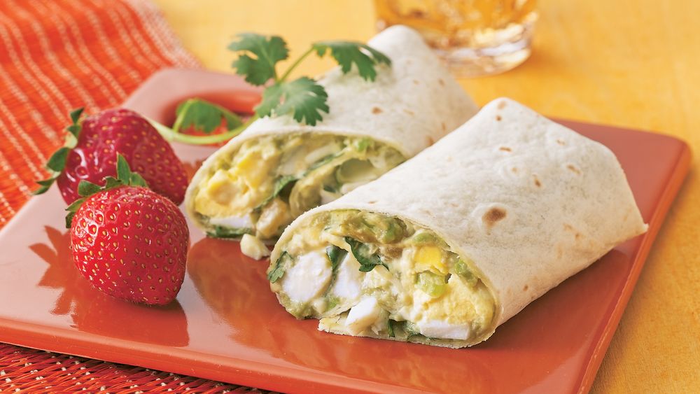 Mexican Egg Salad Wraps recipe from