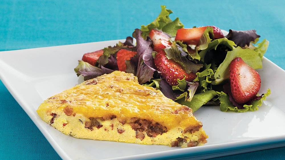 Sausage and Cheese Frittata recipe from