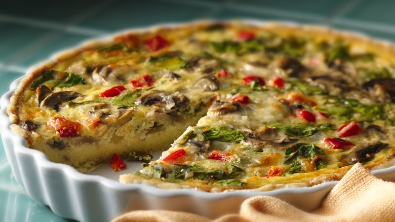 Spinach Mushroom Quiche Recipe Tablespoon Com   383ebcb2 6129 48b8 Aa17 7394b5fd28f0 