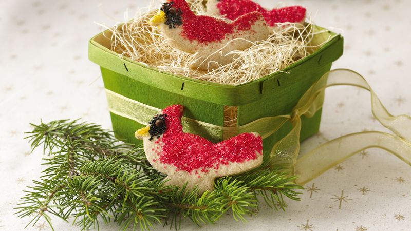 Cinnamon Cardinal Cookies