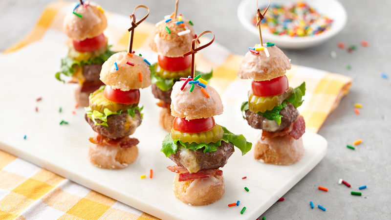 Juicy Lucy Donut Slider
