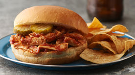 3-Ingredient Sweet and Spicy Pulled Chicken