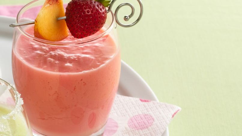 Strawberry-Peach Fizz