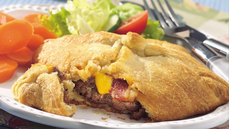 Bacon Cheeseburger Wellingtons