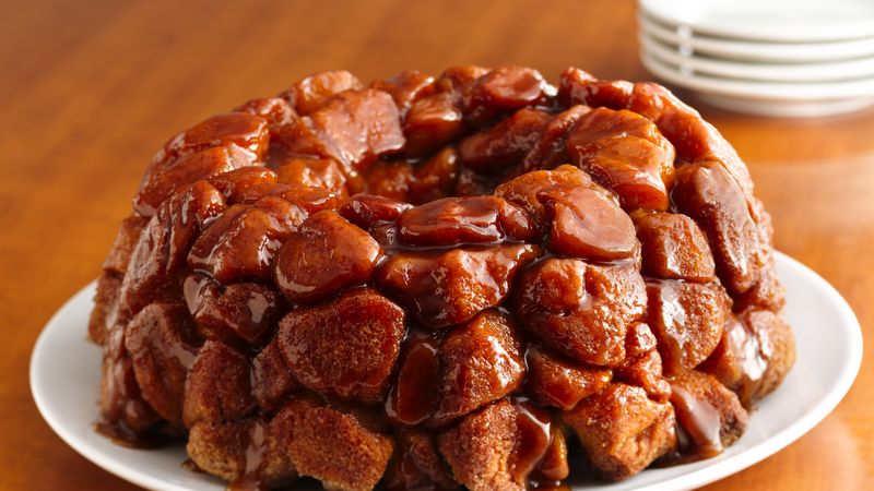 Monkey Bread With Caramel Recipe Pillsbury Com