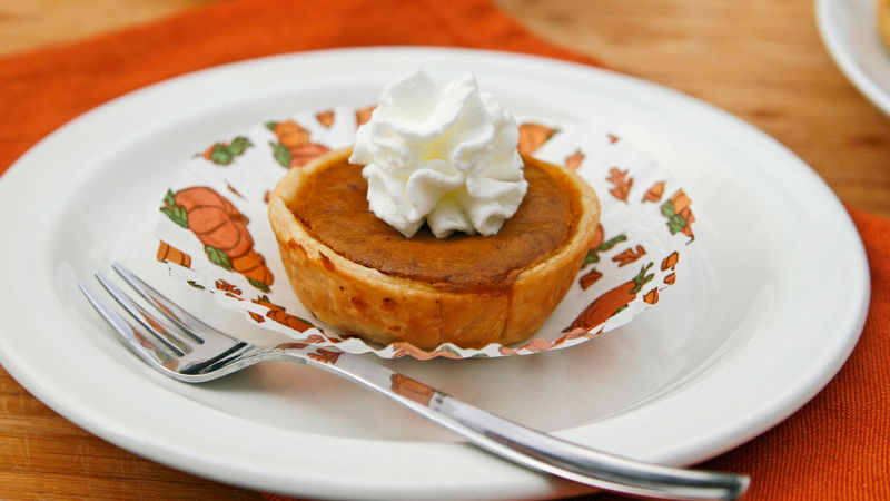 Bourbon-Pumpkin Pie Bites
