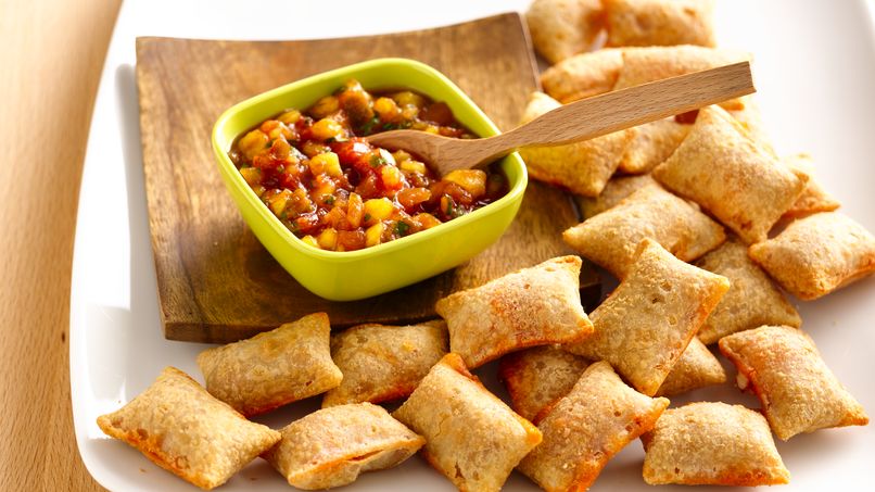 Salsa de Mango y Pizza Rolls® de Preparación Rápida