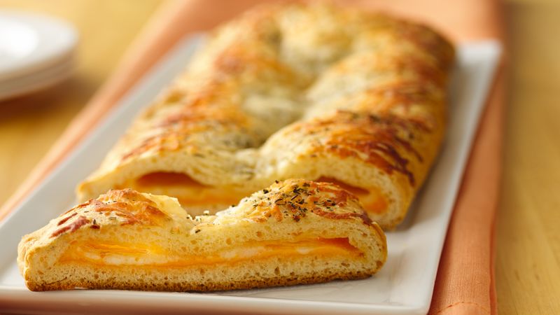 Three Cheese Crescent Slices Recipe Pillsbury Com