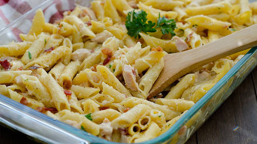 Chicken Carbonara Pasta Bake Recipe 