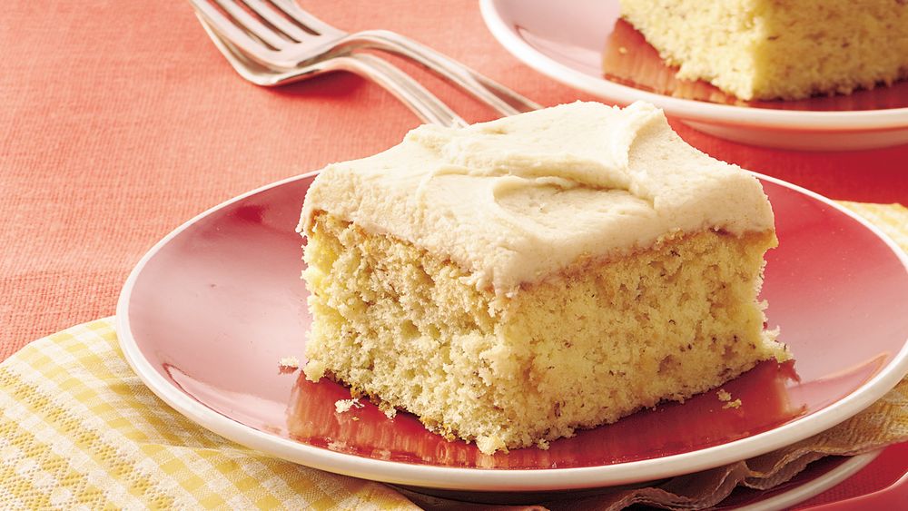 Banana Cake with Browned Butter Frosting recipe from