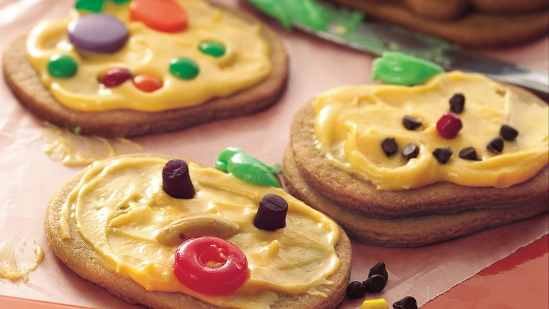Jack-o'-Lantern Cookies