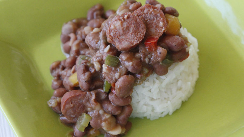 Arroz y Frijoles Estilo Criollo