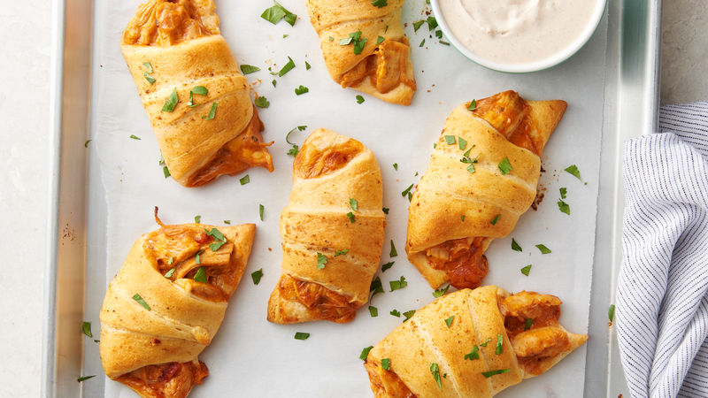 Chicken Taco Stuffed Crescent Rolls Recipe Pillsbury Com