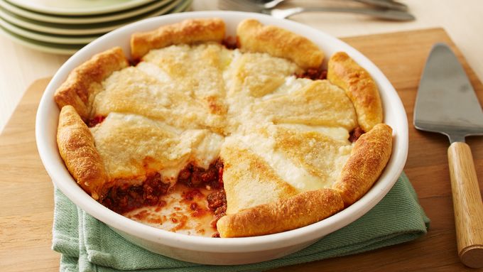 Zesty Italian Crescent Casserole