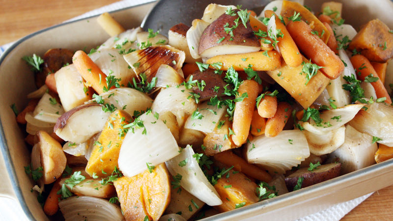 Slow Cooker Balsamic Root Veggies Recipe Bettycrocker Slow Cooker Balsamic Root Veggies